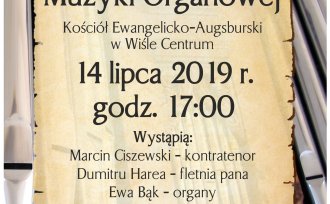 Plakat Muzyka Organowa