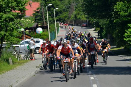 Kolarze na trasie/fot.BikeMaraton.com.pl