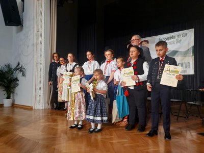 Laureaci z Wisły Malinki konkursu gwarowego