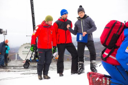Pokazy ratownictwa narciarskiego w wykonaniu Grupy Beskidzkiej GOPR