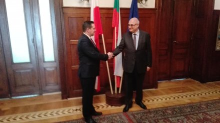 Przywitanie w siedzibie Ambasady Bułgarskiej