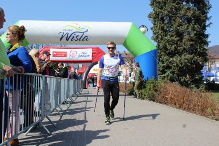 Rafał Zawierucha na trasie biegu