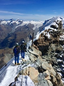 Na szczycie Matterhornu