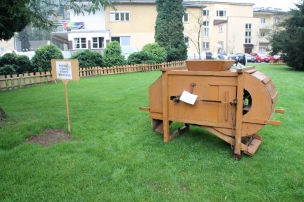 Wystawa maszyn rolicznych w Parku Kopczyńskiego - burdak