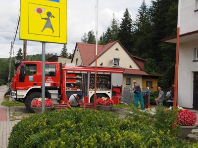 Wóz bojowy jaworniczańskich strażaków