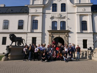 Uczestnicy projektu z wiślańskiego Lo na Słowacji