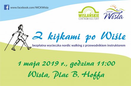 Plakat dotyczący Marszu Nordic Walking