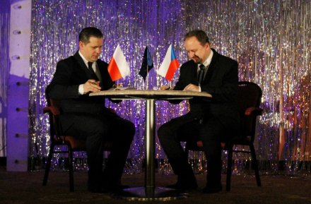 Podpisanie umowy partnerskiej Wisła - Jabłonków