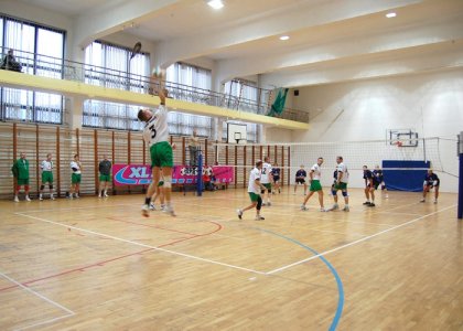  Mecz na sali gimnastycznej w Ośrosku Sportowym "Start"