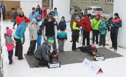 Konkurs na strzelnicy biatlonowej