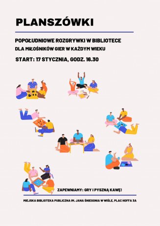 Plakat "Planszówki"
