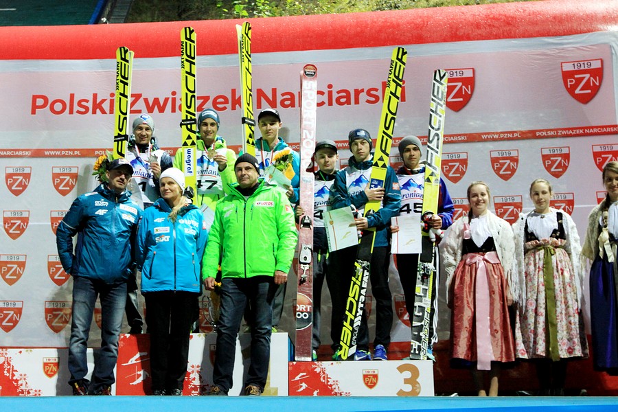 Najlepsi zawodnicy mistrzostw Polski na podium
