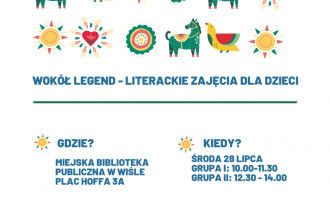 Plakat warsztatów "Wokół legend"