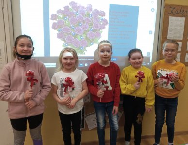 Dzień Kobiet w klasie 3b