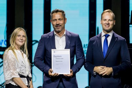 Wiślańscy laureaci Dyplomów Marszałka Województwa Śląskiego za Zasługi dla Rozwoju Turystyki 2026 podczas uroczystości w Bielsku-Białej.