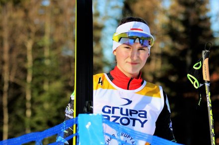 Laura Wantulok na trasie zawodów
