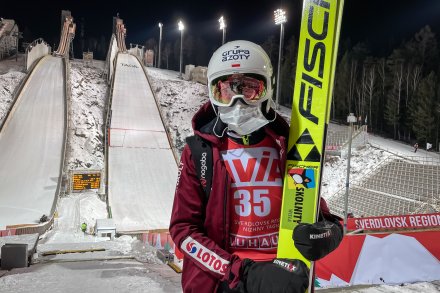 Aleksander Zniszczoł  czasie Pucharu Świata w Niżnym Tagile