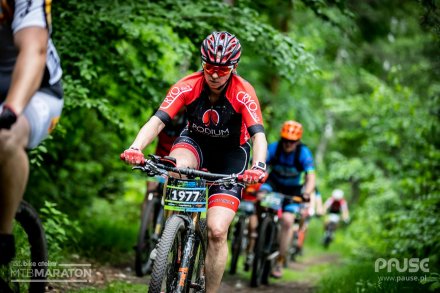 Zawodnicy drużyny Hotel Podium Wisła - Diagnostix - Cryospace w Olkuszu