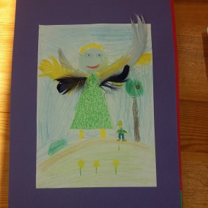 Prace uczniów "Mój Anioł"