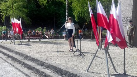 Fragment występu uczniów SOM im. J. Drozda