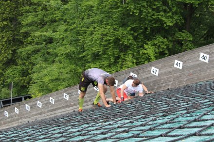 odpoczynek na trasie podbiegu