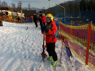 Jeden z zawodnikó przed startem