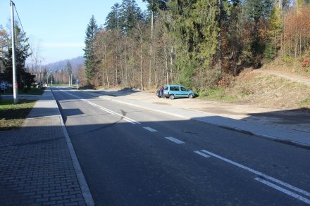 Fragment zmodernizowanej ul. Czarne