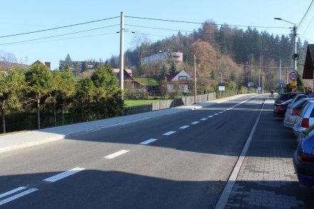 Fragment zmodernizowanej ul. Czarne