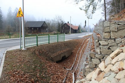 Fragment zmodernizowanej ul. Czarne