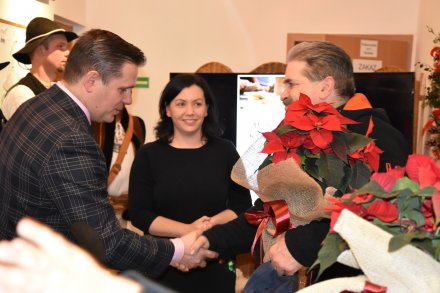 Wernisaż wystawy świątecznej