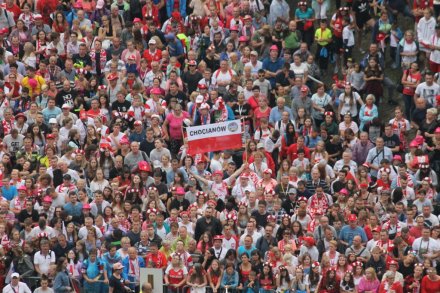 Kibice na skoczni w Malince