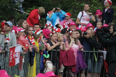 Kibice na skoczni w Malince