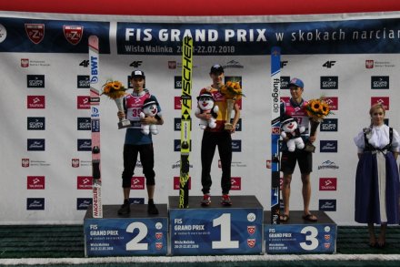 Ceremonia nagradzania skoczków