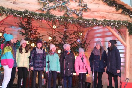 Występ grupy woklanej z Ogniska Muzycznegow w Wiśle