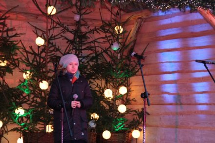 Występ jednego z Laureatów Festiwalu podczas Strefy Magicznych Świąt