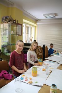 Dzieci podczas zajęć