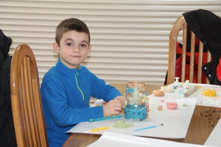 Dzieci podczas zajęć