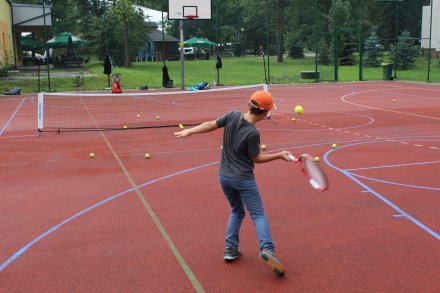 Zajęcia tenisowe w centrum Wisły