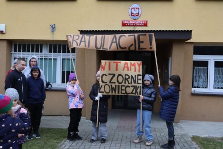 Powitanie uczniów w Wiśle Czarnem