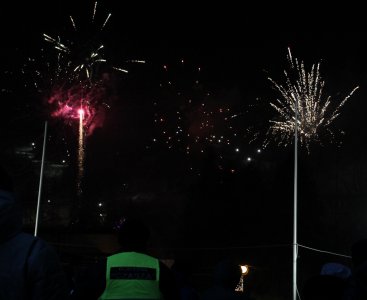 Sztuczne ognie na wiślańskim niebie