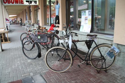 Wystawa starych rowerów
