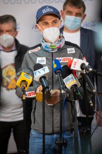 Piotr Żyła w ogniu pytań dziennikarzy