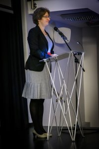 Dr Renata Czyż w trakcie wystąpienia