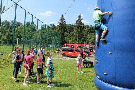 Ścianka wspinaczkowa od GOPR-u