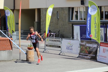 Zawodnik na mecie
