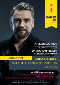 Plakat koncertu "Kuba Badach"