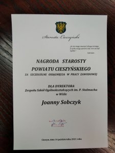 Nagroda Starosty