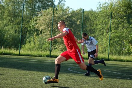 Fragment spotkania ePompa i FC Malinka