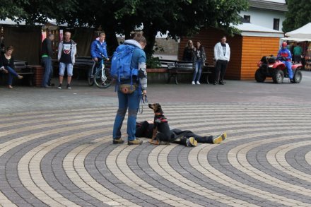 Fragment pokazu ratowników GOPR