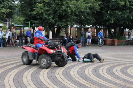 Fragment pokazu ratowników GOPR